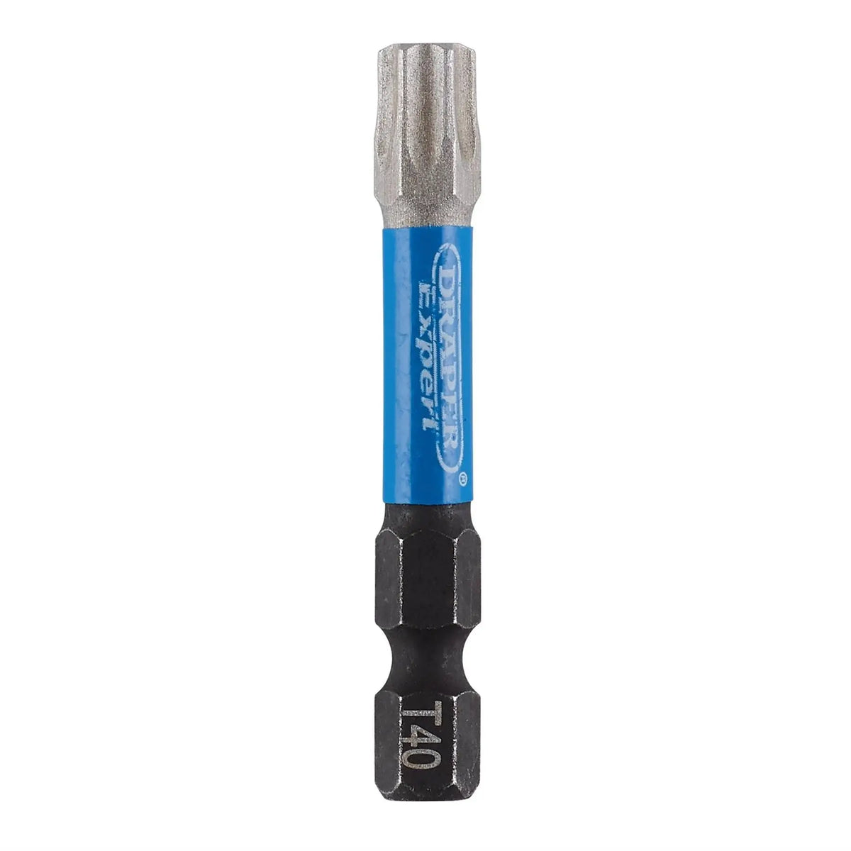 Draper Expert TX-STAR® Impact Screwdriver Bits T40 x 50mm 1/4" Hex (Pack of 5) 05672 White Rose Tools