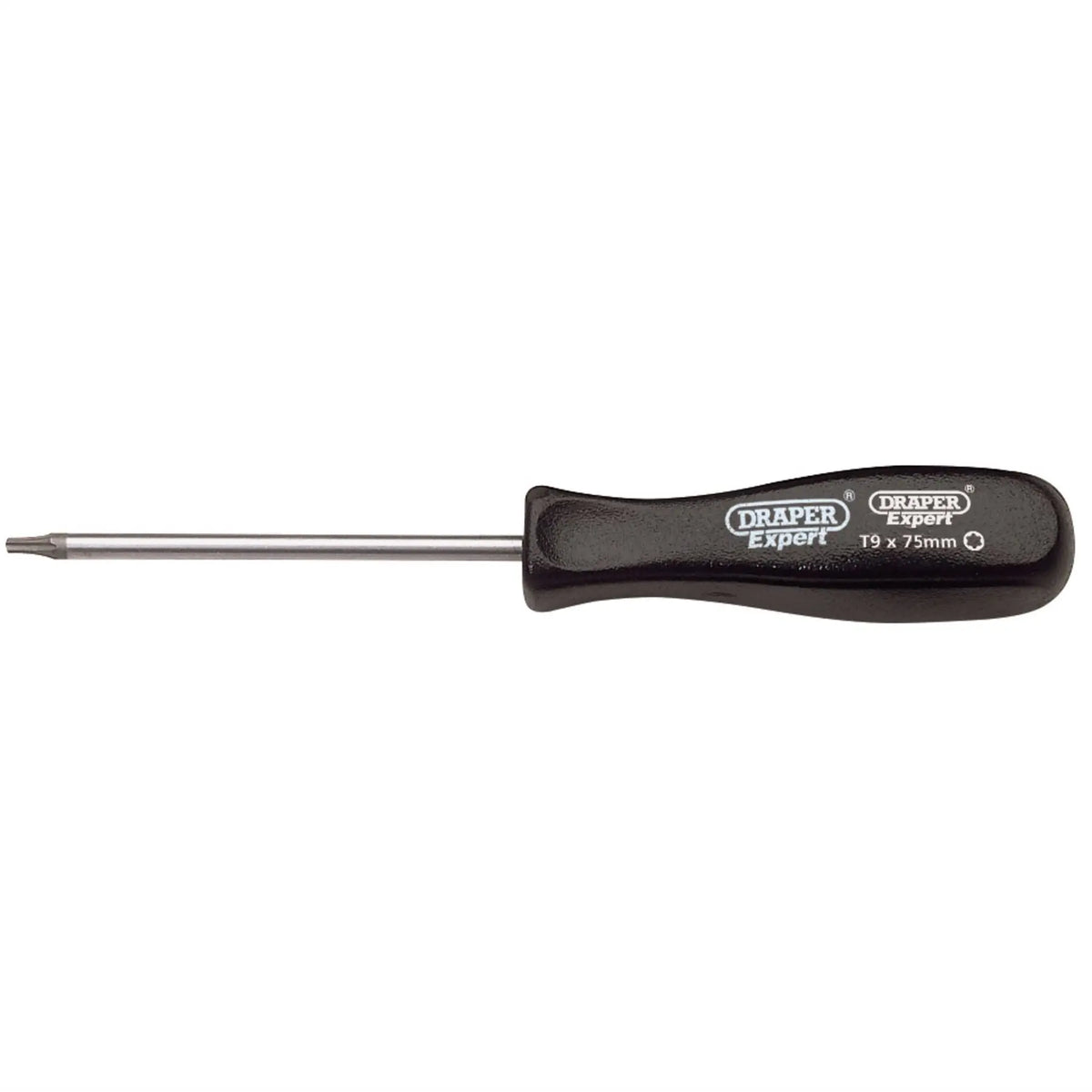 Draper Expert TX-STAR® Mechanics Screwdriver T9 x 75mm 19553 White Rose Tools