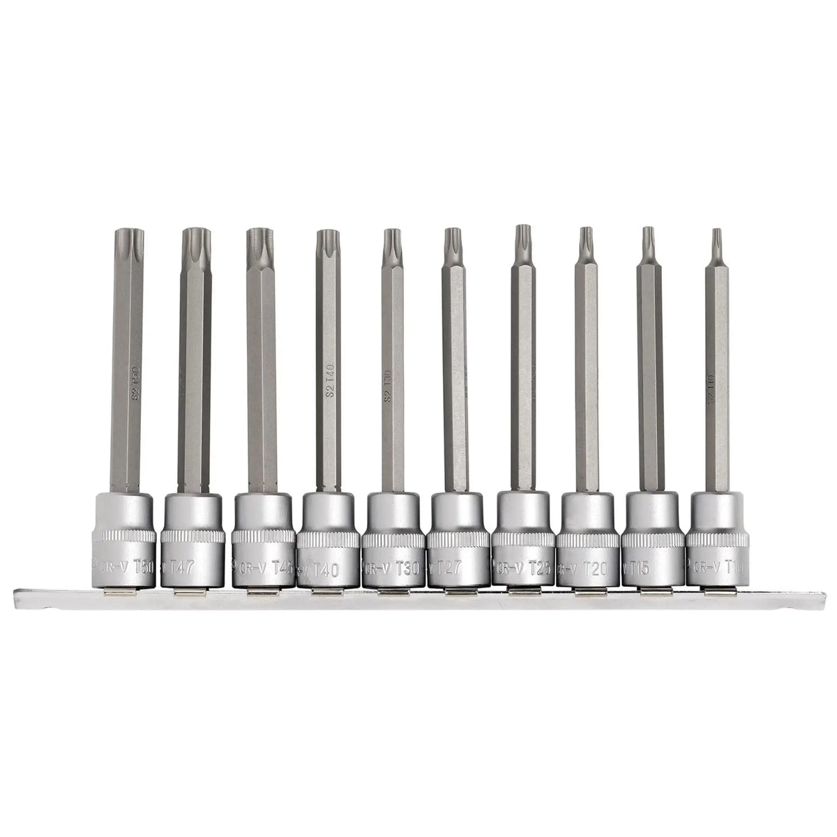 Draper Expert TX-STAR® Socket Bit Set 3/8" Sq. Dr. 100mm (10 Piece) 16310 White Rose Tools