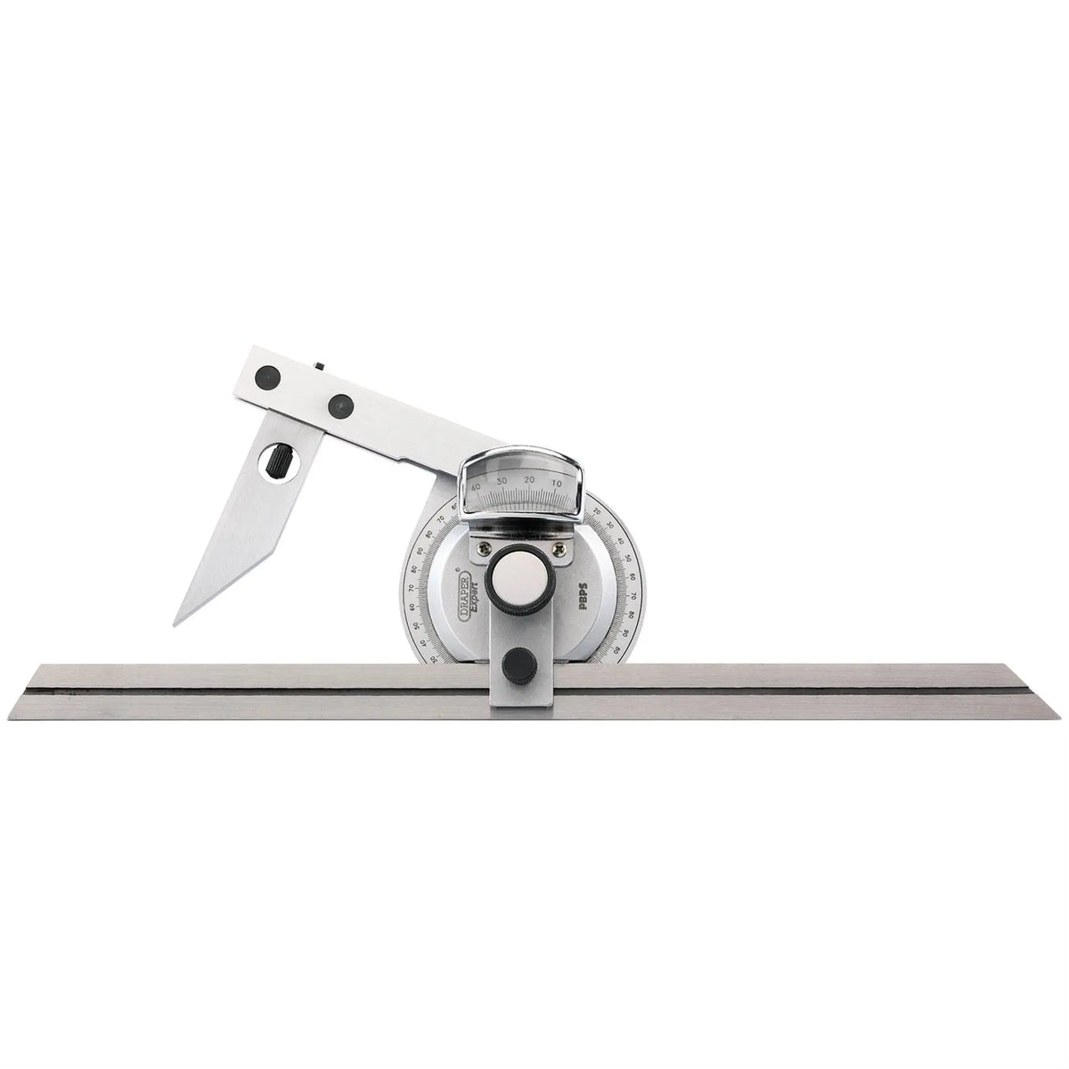 Draper Expert Universal Bevel Protractor Set 52430 White Rose Tools