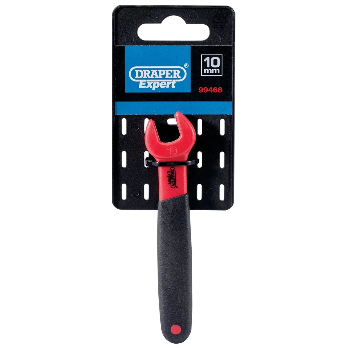 Draper Expert VDE Approved Fully Insulated Open End Spanner 10mm 99468 White Rose Tools