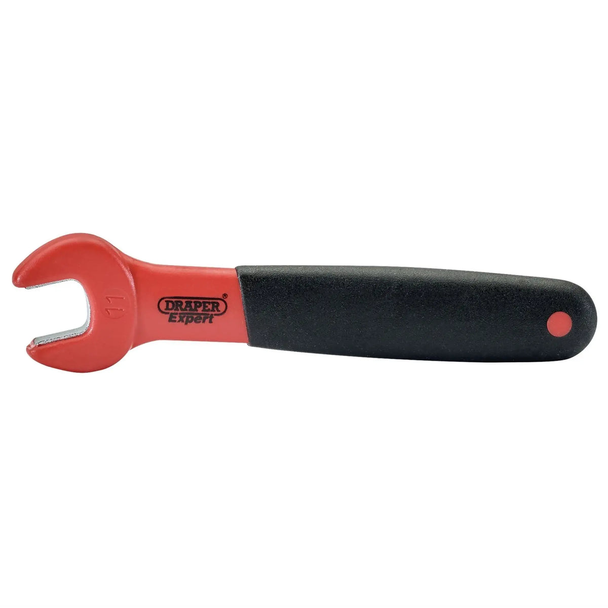 Draper Expert VDE Approved Fully Insulated Open End Spanner 11mm 99469 White Rose Tools