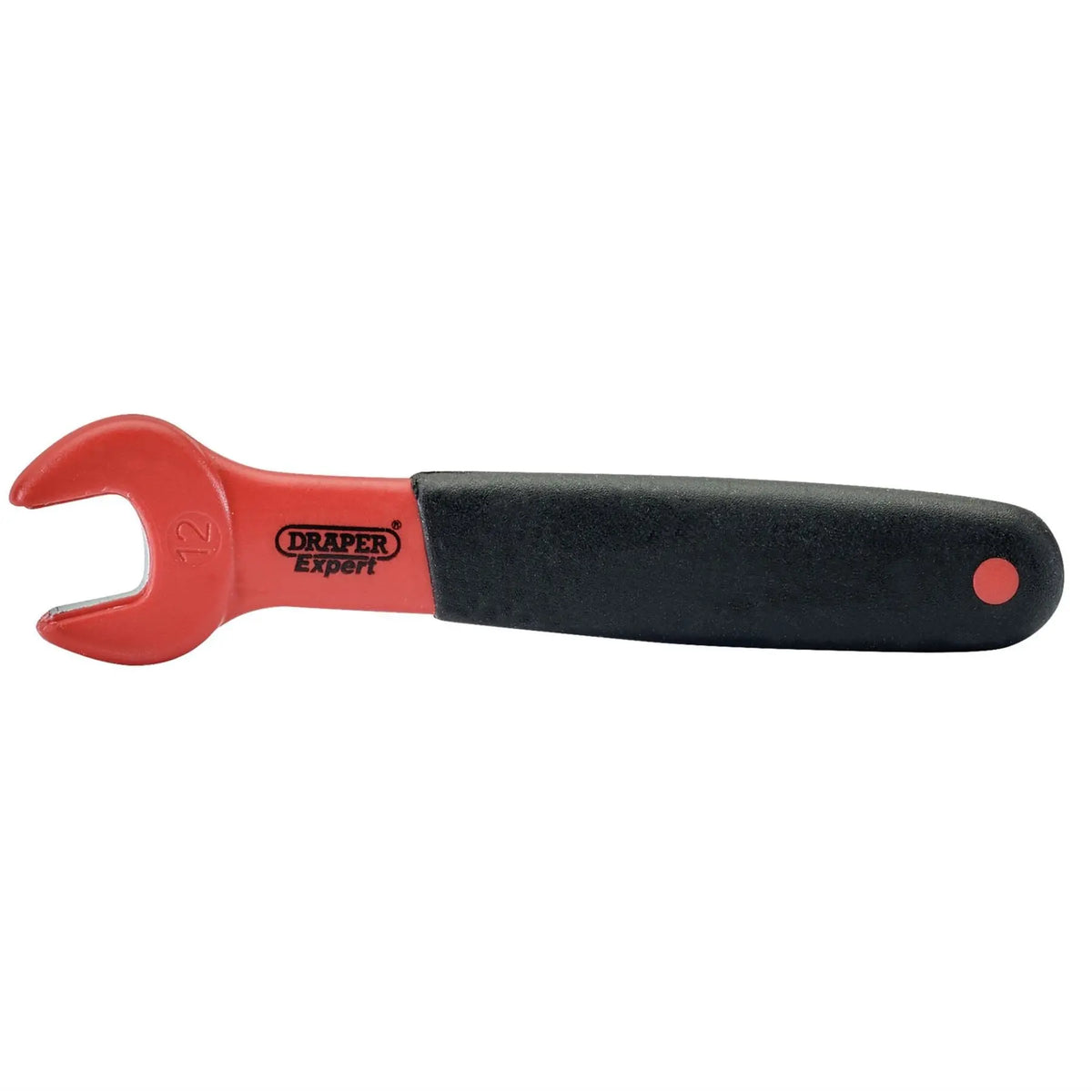 Draper Expert VDE Approved Fully Insulated Open End Spanner 12mm 99470 White Rose Tools