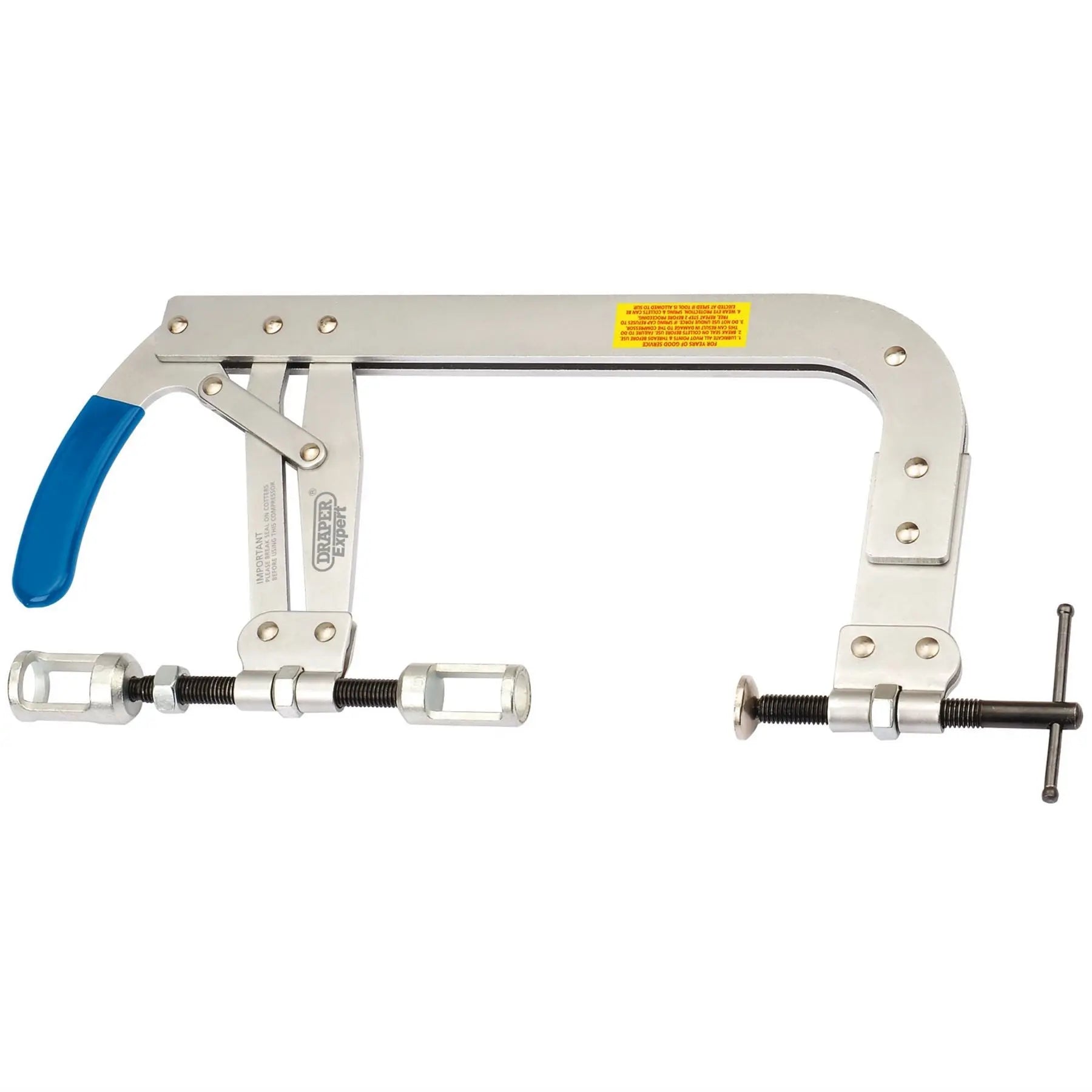 Draper Expert Valve Heavy Duty Spring Compressor 35 - 142mm Capacity 02325 White Rose Tools