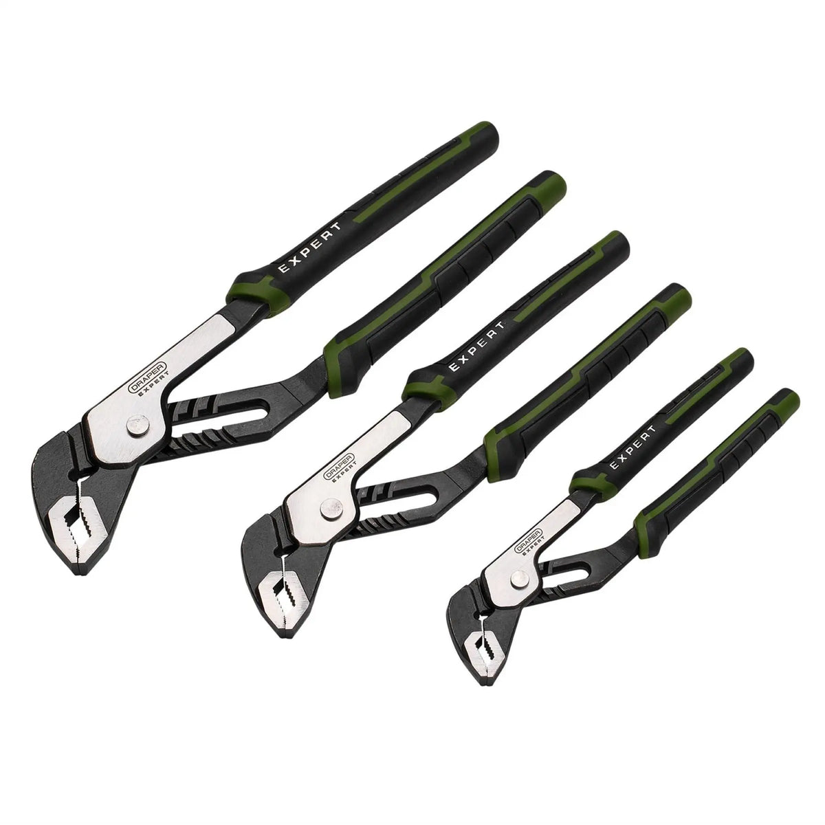 Draper Expert Water Pump Pliers Set (3 Piece) 28542 White Rose Tools