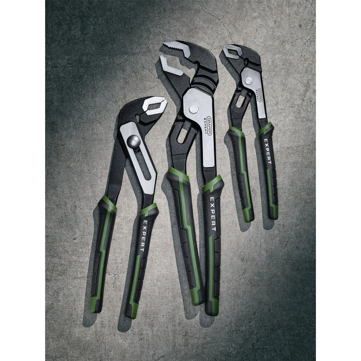 Draper Expert Water Pump Pliers Set (3 Piece) 28542 White Rose Tools