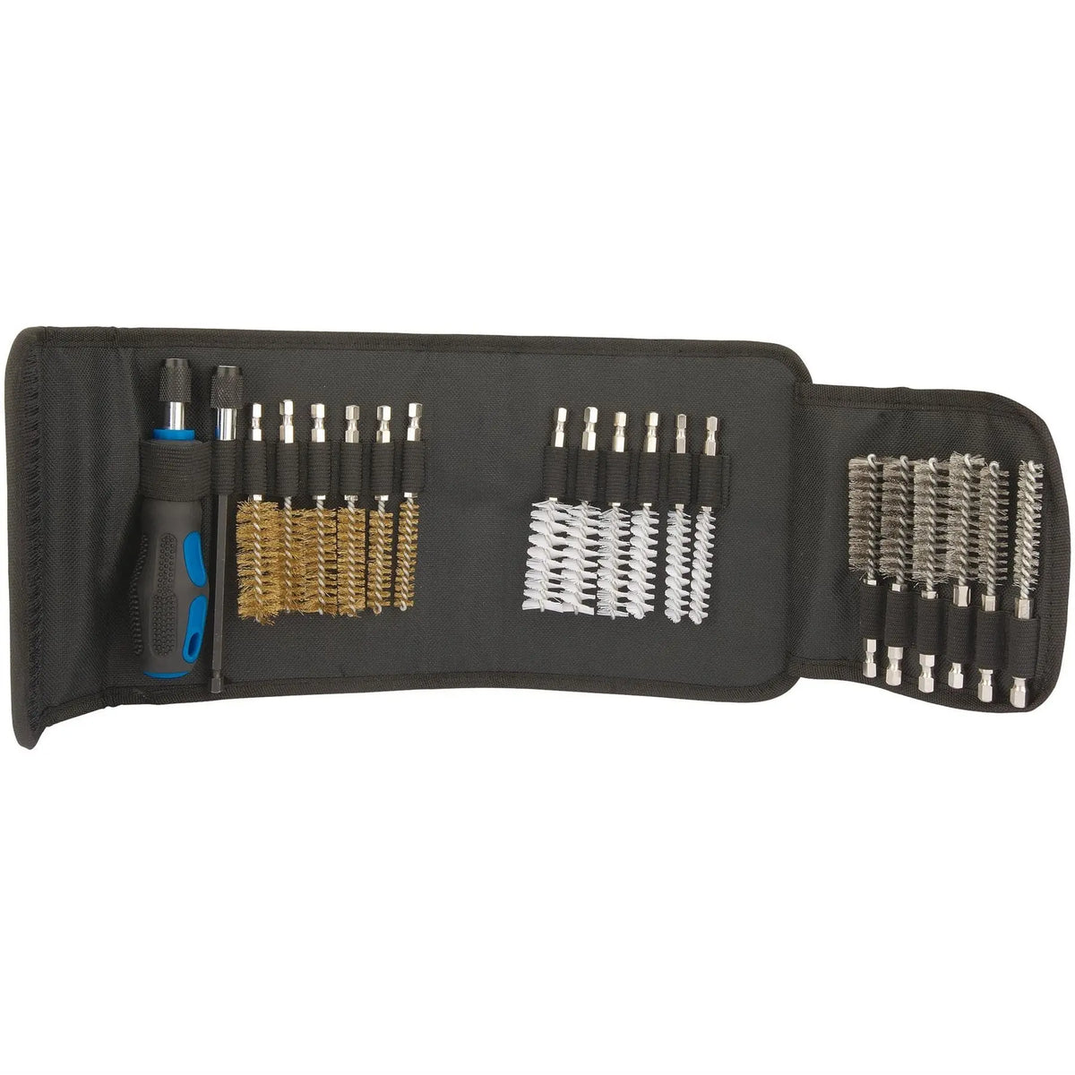 Draper Expert Wire Brush Set (20 Piece) 22232 White Rose Tools