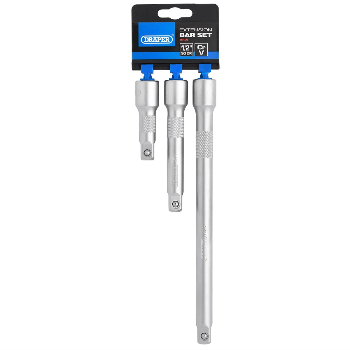 Draper Extension Bar Set 1/2" Sq. Dr. (3 Piece) 16426 White Rose Tools