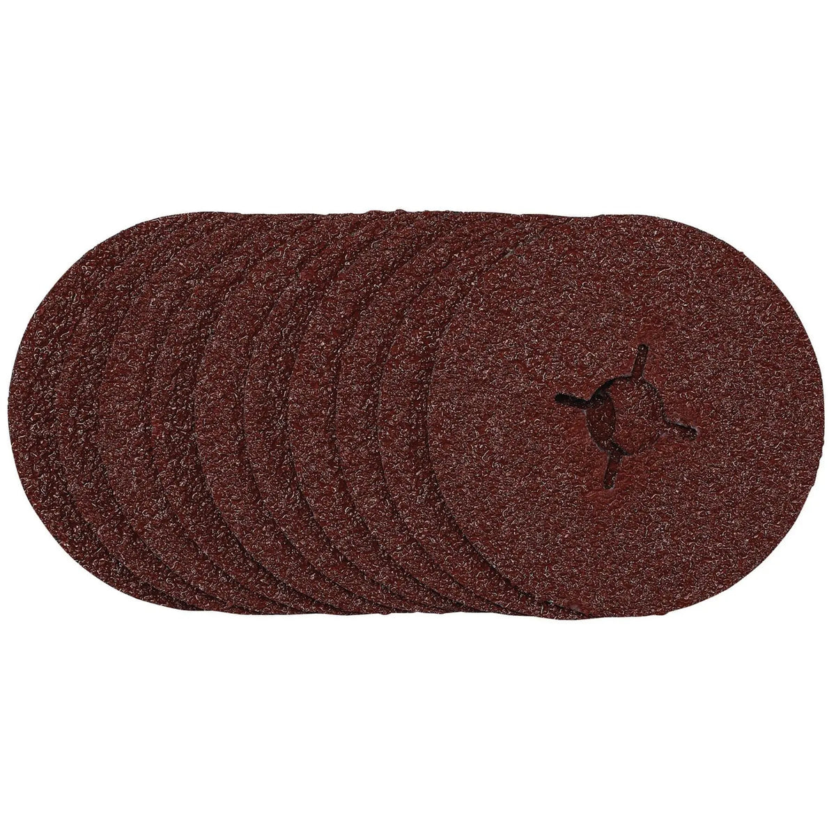 Draper Fibre Sanding Discs 115mm 24 Grit (Pack of 10) 68376 White Rose Tools