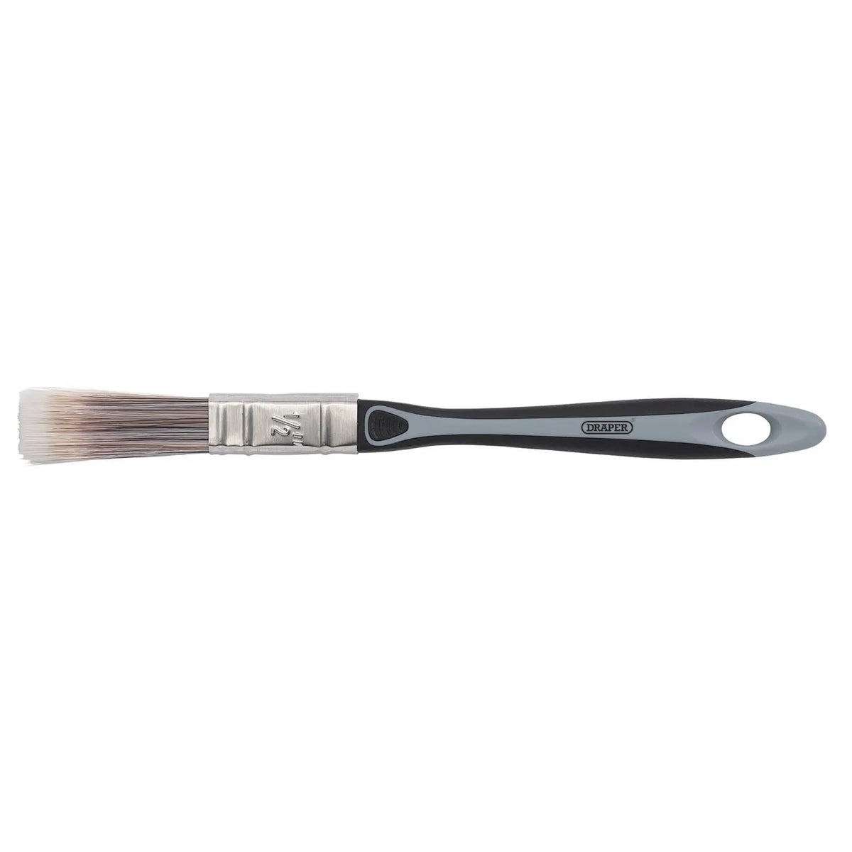 Draper Flat Paint Brush with Soft Grip 12mm 20451 White Rose Tools