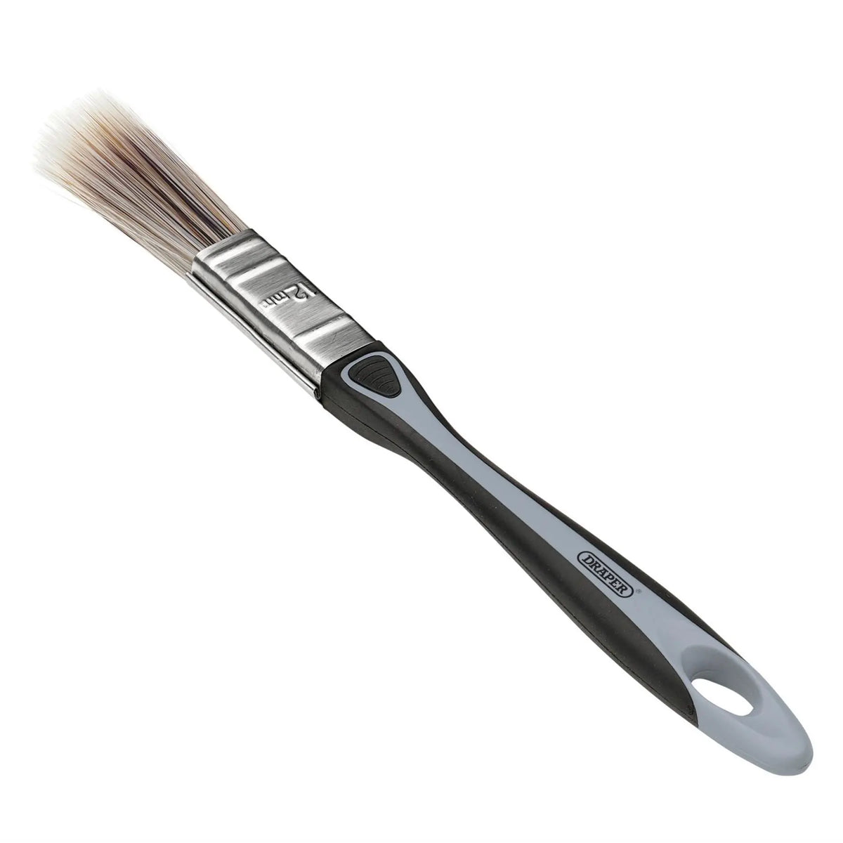 Draper Flat Paint Brush with Soft Grip 12mm 20451 White Rose Tools