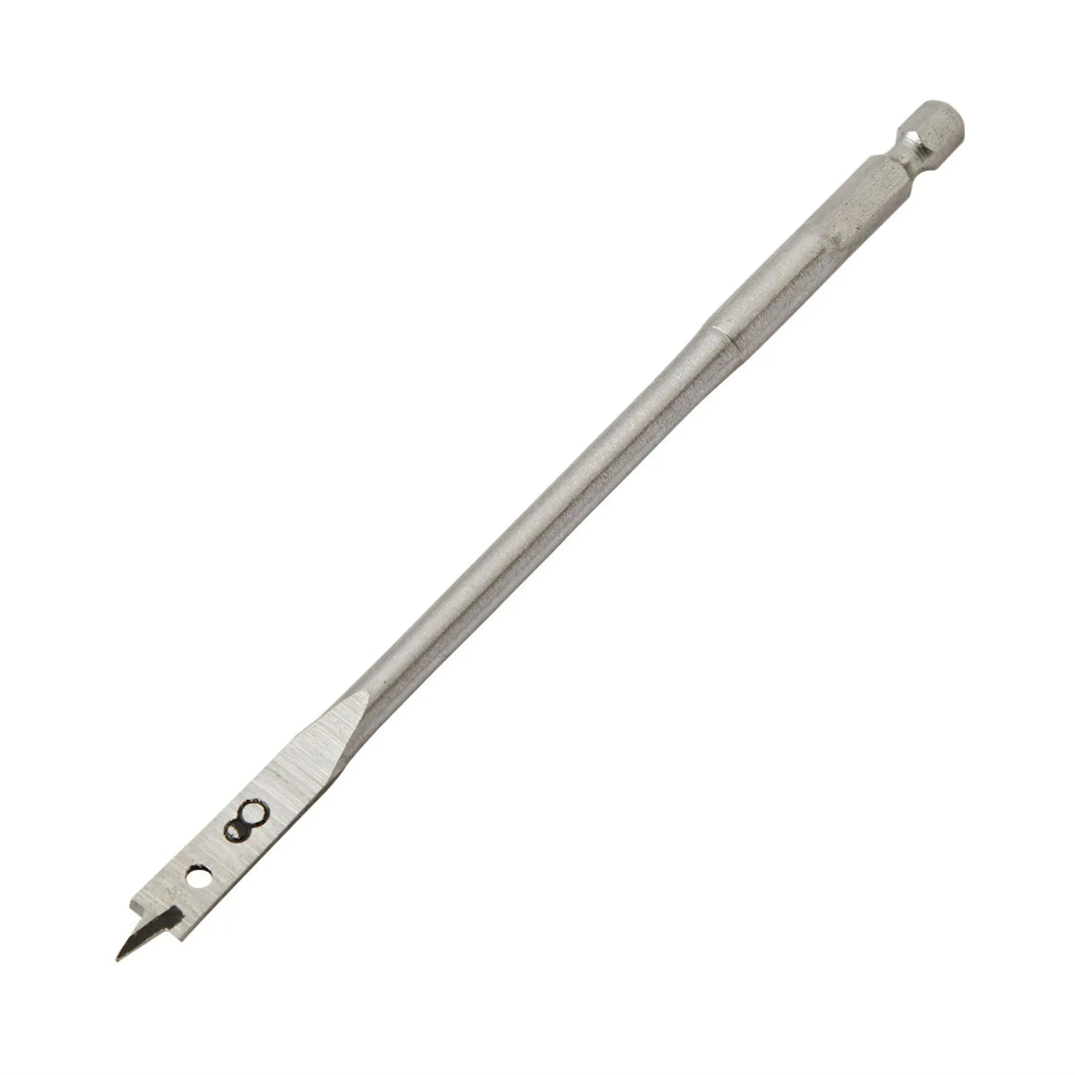 Draper Flat Wood Drill Bit 8 x 152mm 41477 White Rose Tools