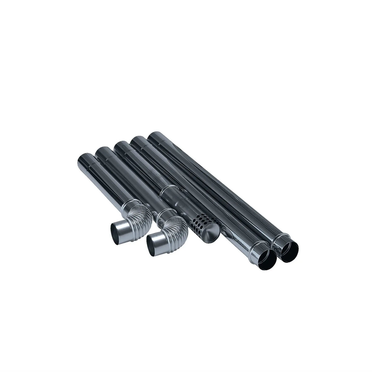 Draper Flue Kit for Far Infrared Diesel Heaters (8 Piece) 07399 White Rose Tools