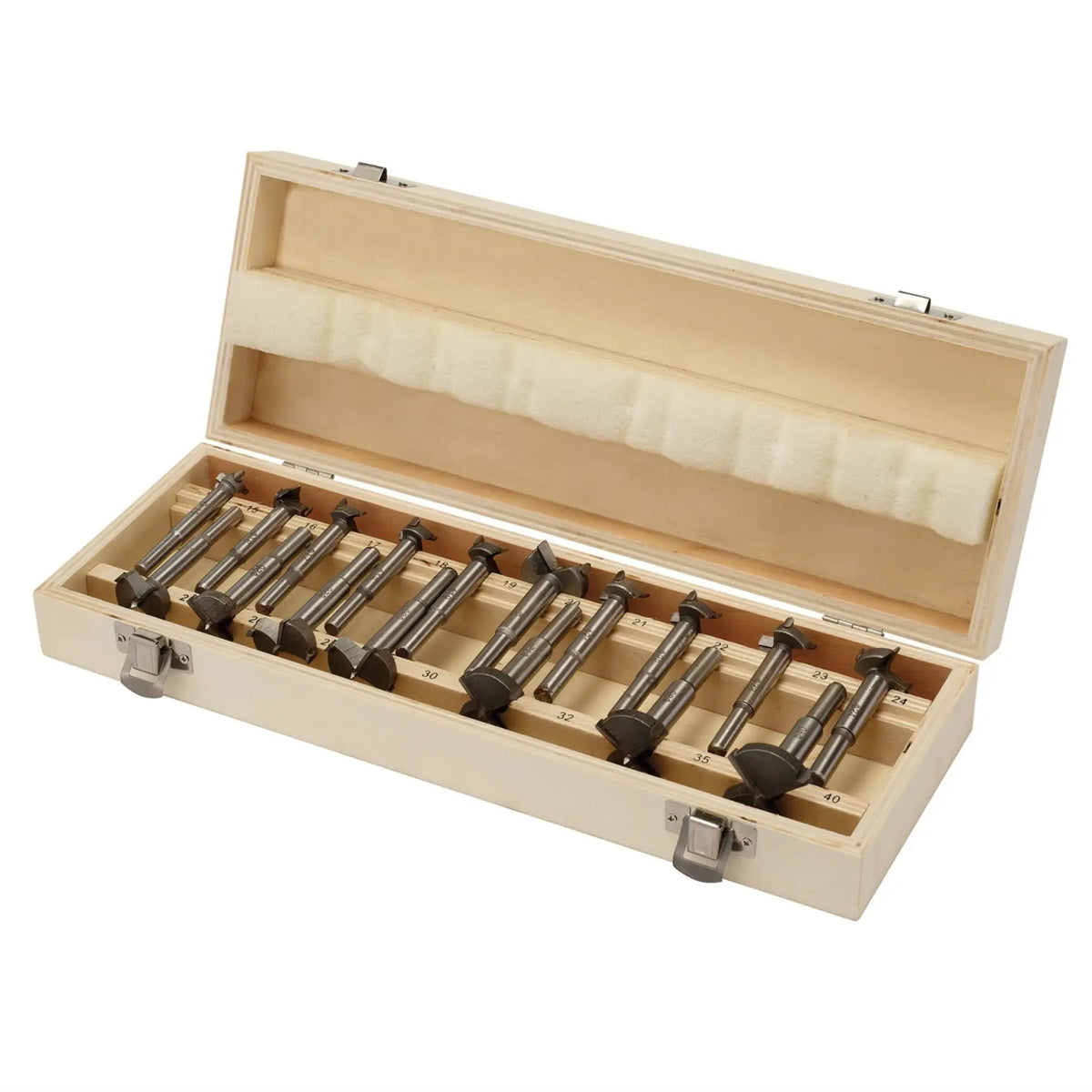 Draper Forstner Drill Bit Set (17 Piece) 08930 White Rose Tools