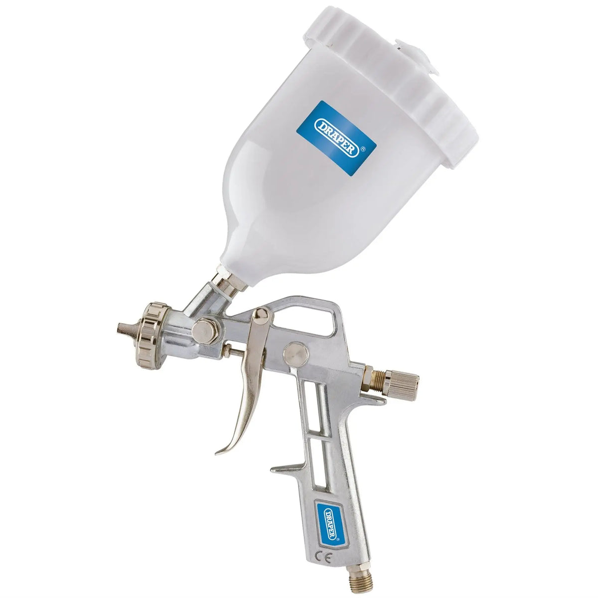 Draper Gravity Feed Air Spray Gun 500ml 92971 White Rose Tools