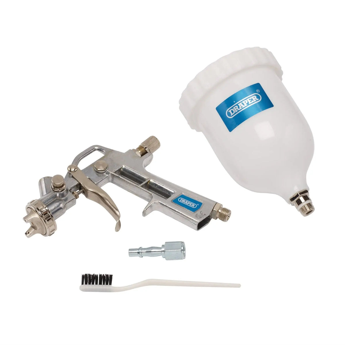 Draper Gravity Feed Air Spray Gun 500ml 92971 White Rose Tools