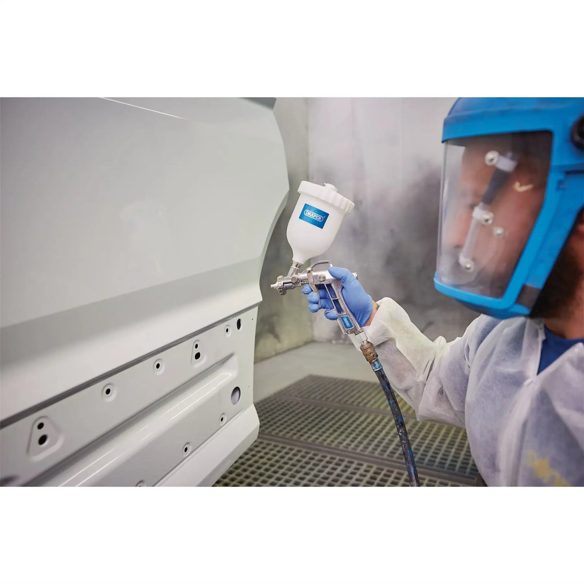 Draper Gravity Feed Air Spray Gun 500ml 92971 White Rose Tools