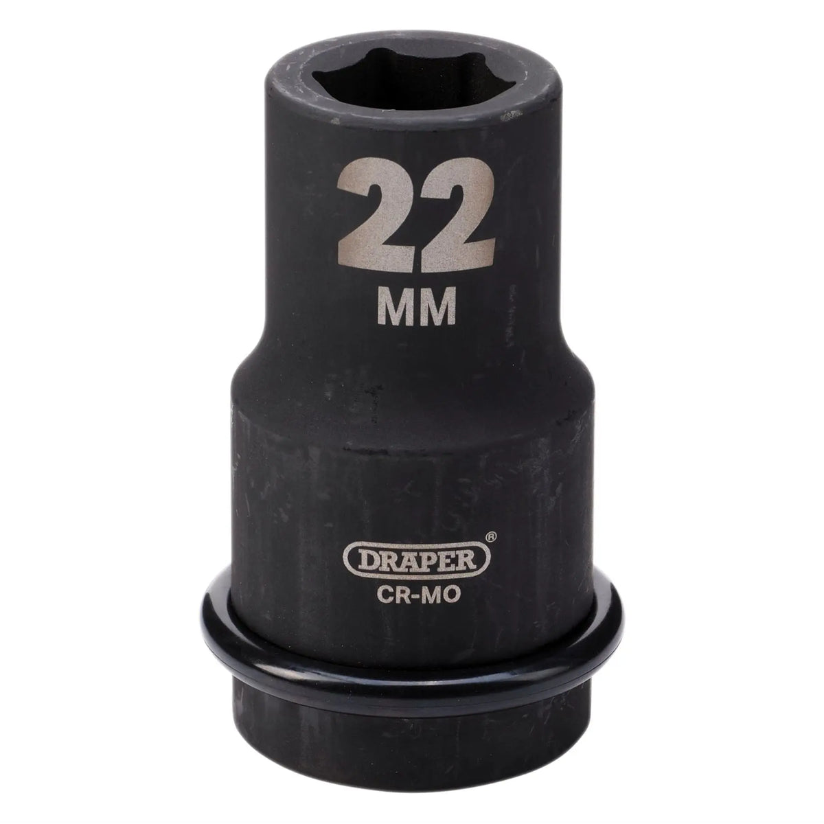 Draper HI-TORQ® 6 Point Deep Impact Socket 1" Sq. Dr. 22mm 05137 White Rose Tools