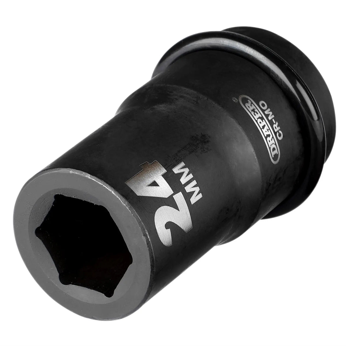 Draper HI-TORQ® 6 Point Deep Impact Socket 1" Sq. Dr. 24mm 05139 White Rose Tools