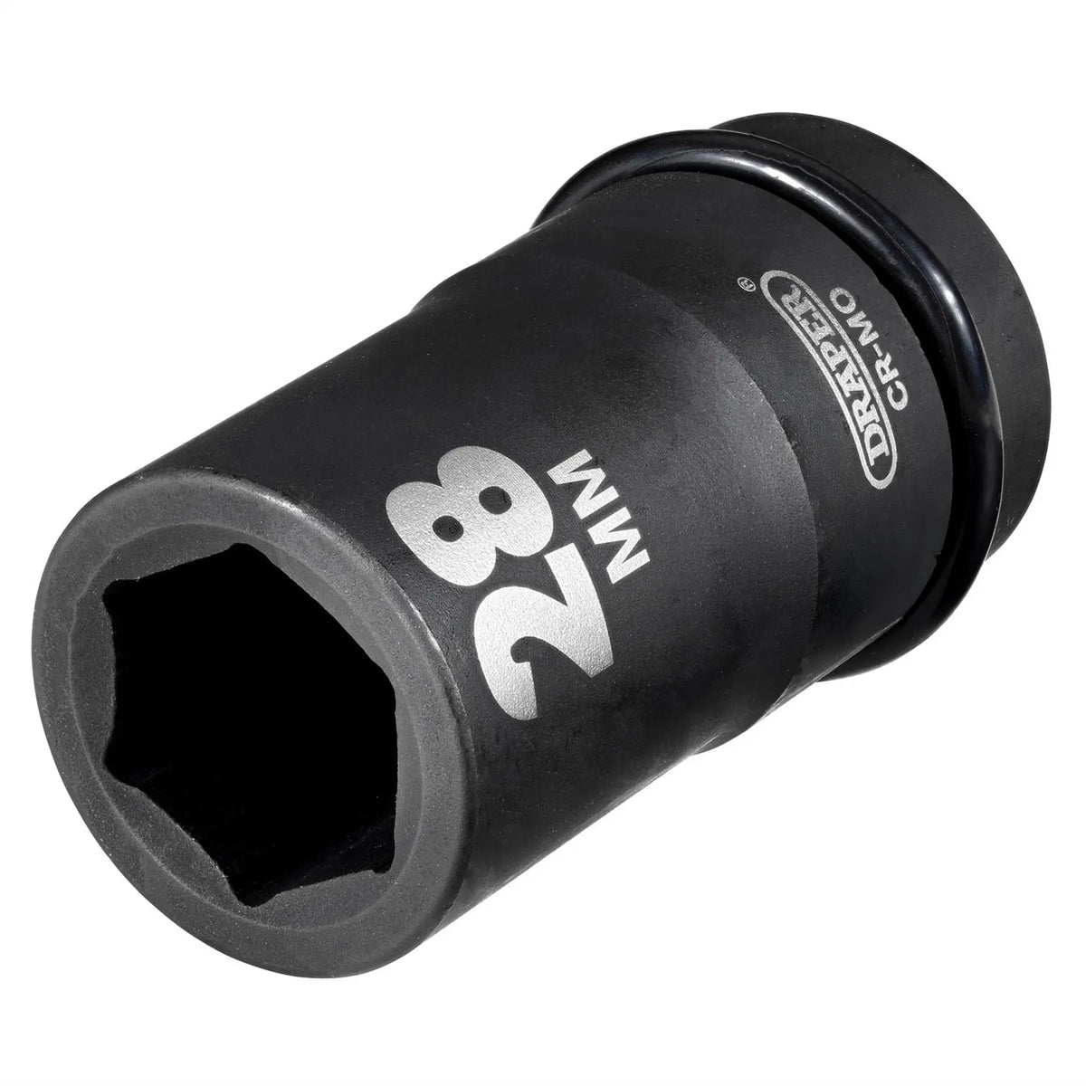 Draper HI-TORQ® 6 Point Deep Impact Socket 1" Sq. Dr. 28mm 05143 White Rose Tools