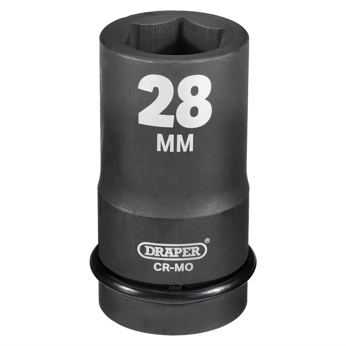 Draper HI-TORQ® 6 Point Deep Impact Socket 1" Sq. Dr. 28mm 05143 White Rose Tools