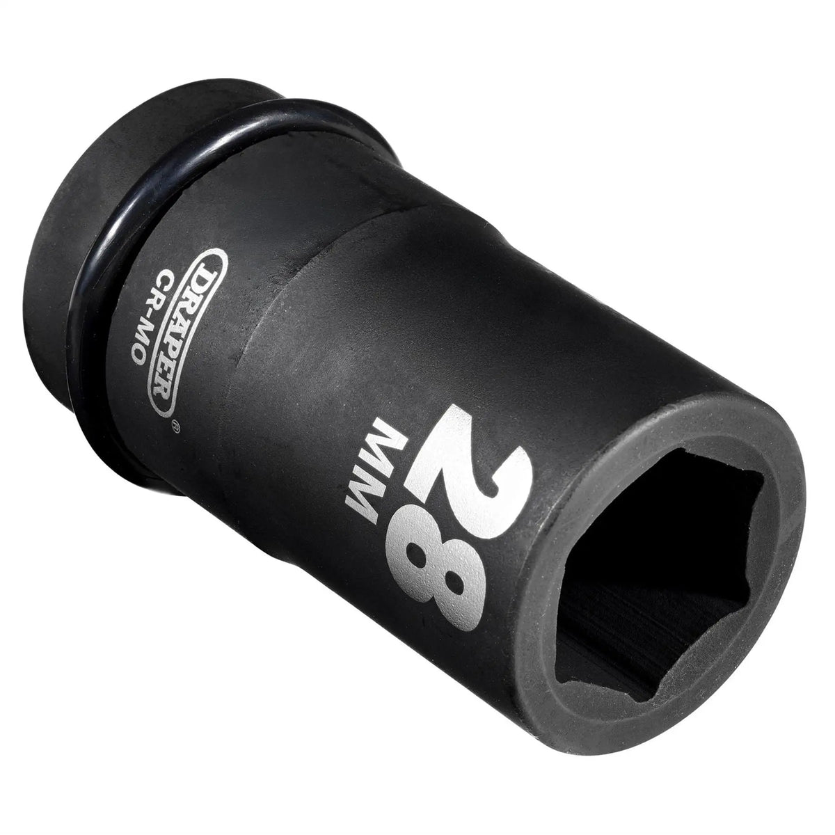 Draper HI-TORQ® 6 Point Deep Impact Socket 1" Sq. Dr. 28mm 05143 White Rose Tools