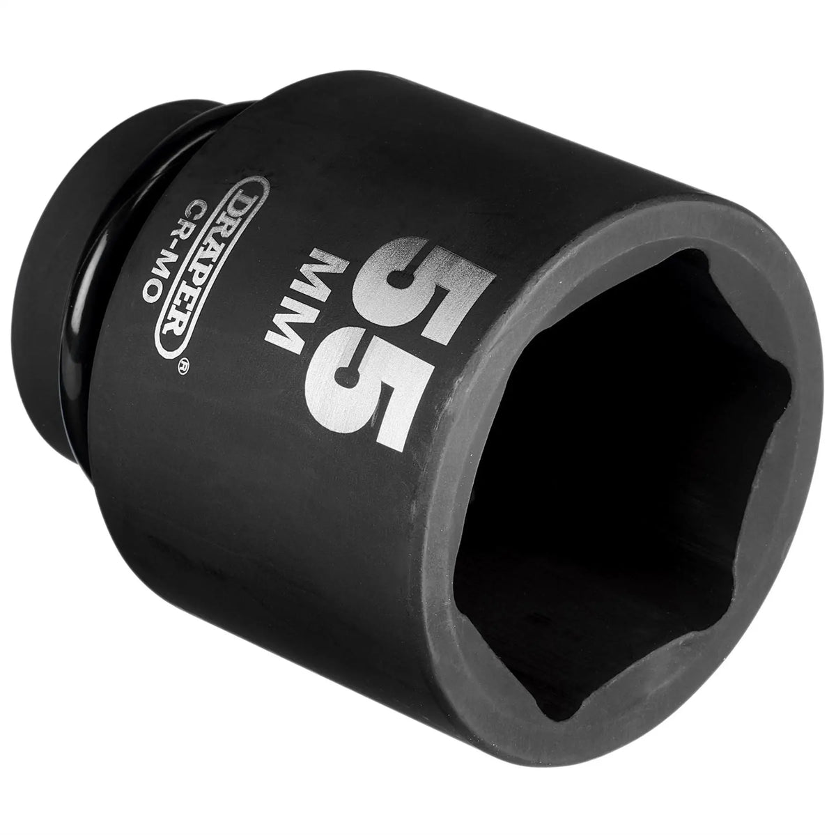 Draper HI-TORQ® 6 Point Deep Impact Socket 1" Sq. Dr. 55mm 05156 White Rose Tools
