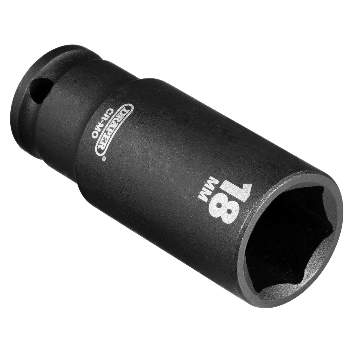 Draper HI-TORQ® 6 Point Deep Impact Socket 3/8" Sq. Dr. 18mm 06891 White Rose Tools
