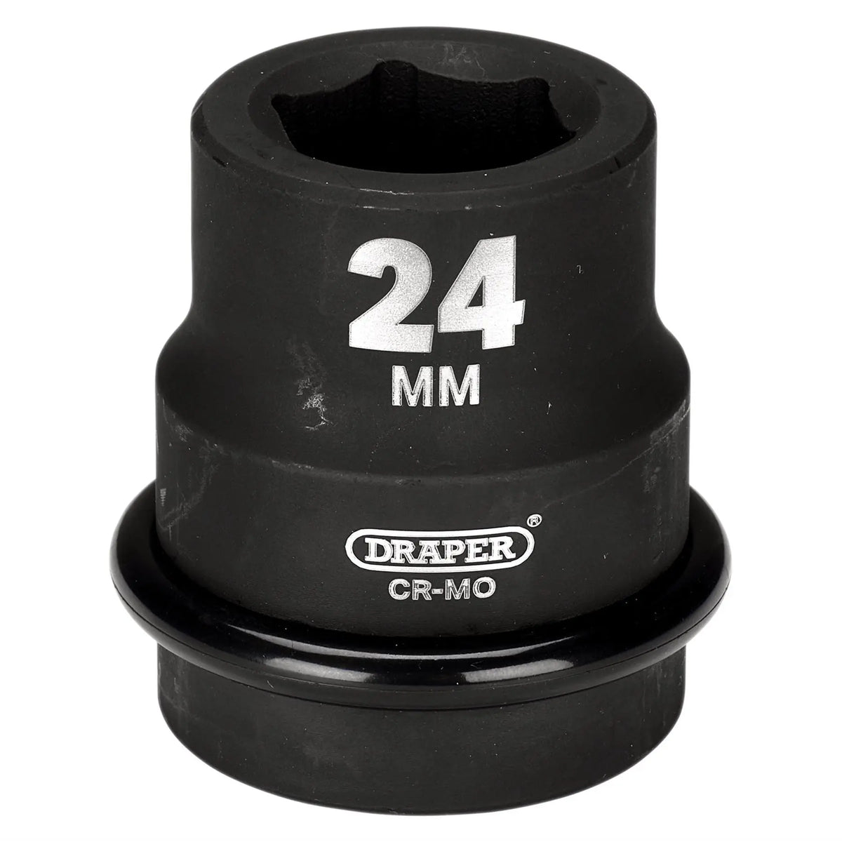 Draper HI-TORQ® 6 Point Impact Socket 1" Sq. Dr. 24mm 05105 White Rose Tools