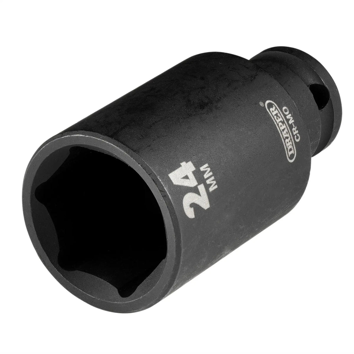 Draper HI-TORQ® Metric Deep Impact Socket 3/8" Sq. Dr. 24mm 20182 White Rose Tools