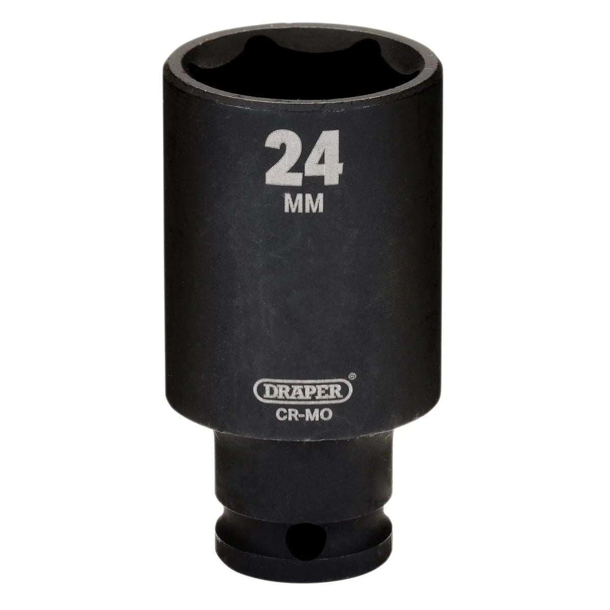 Draper HI-TORQ® Metric Deep Impact Socket 3/8" Sq. Dr. 24mm 20182 White Rose Tools