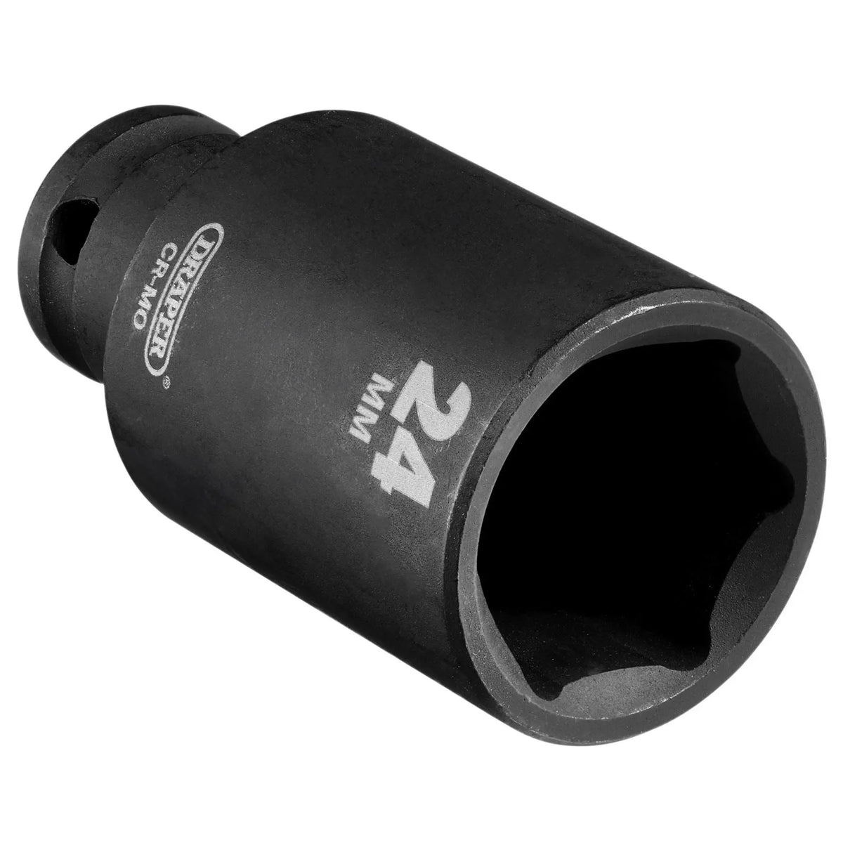 Draper HI-TORQ® Metric Deep Impact Socket 3/8" Sq. Dr. 24mm 20182 White Rose Tools