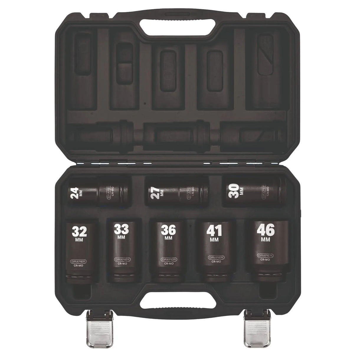 Draper HI-TORQ® Metric Deep Impact Socket Set 3/4" Sq. Dr. (8 Piece) 20208 White Rose Tools