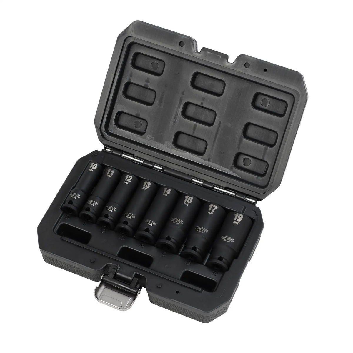 Draper HI-TORQ® Metric Deep Impact Socket Set 3/8" Sq. Dr. (8 Piece) 20205 White Rose Tools