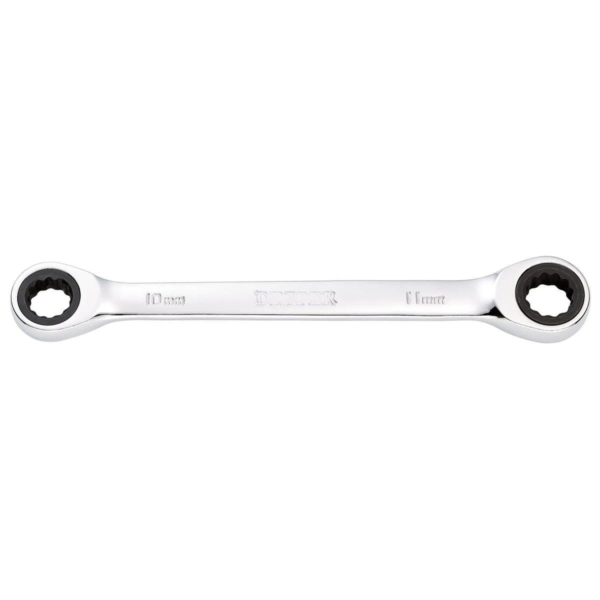 Draper HI-TORQ® Metric Double Ratchet Ring Spanner 10 x 11mm 27736 White Rose Tools