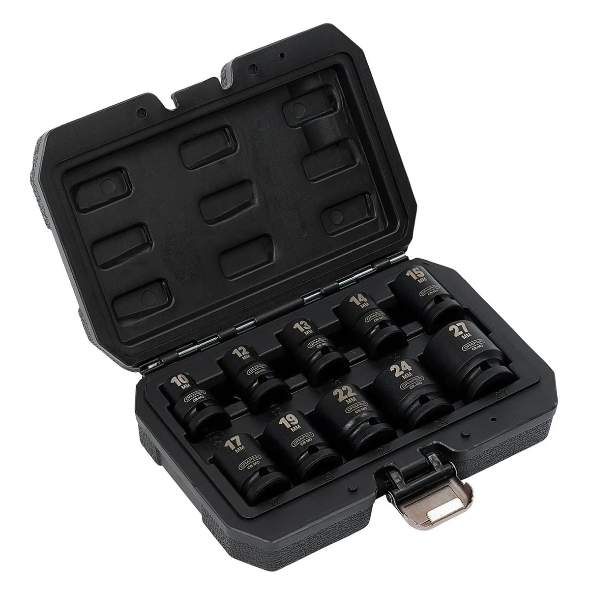 Draper HI-TORQ® Metric Impact Socket Set 1/2" Sq. Dr. (10 Piece) 83092 White Rose Tools