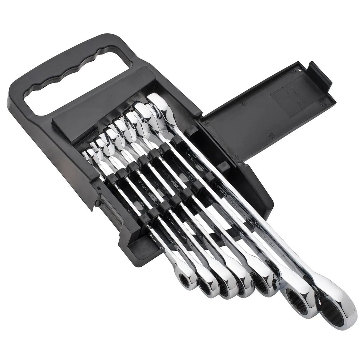 Draper HI-TORQ® Metric Ratcheting Combination Spanner Set (7 Piece) 25397 White Rose Tools