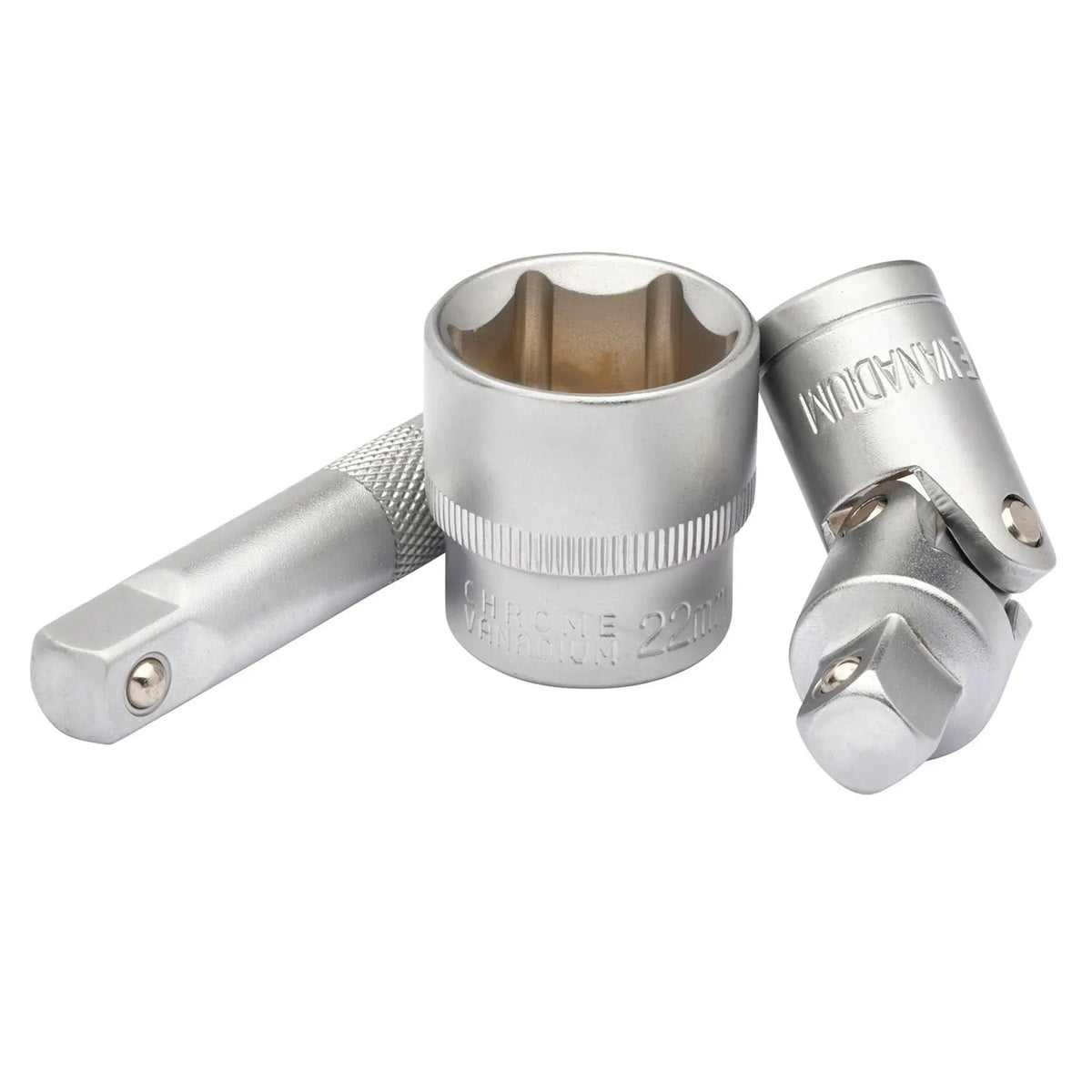 Draper HI-TORQ® Metric Socket and Bit Set 1/4" and 3/8" Sq. Dr. (48 Piece) 24235 White Rose Tools