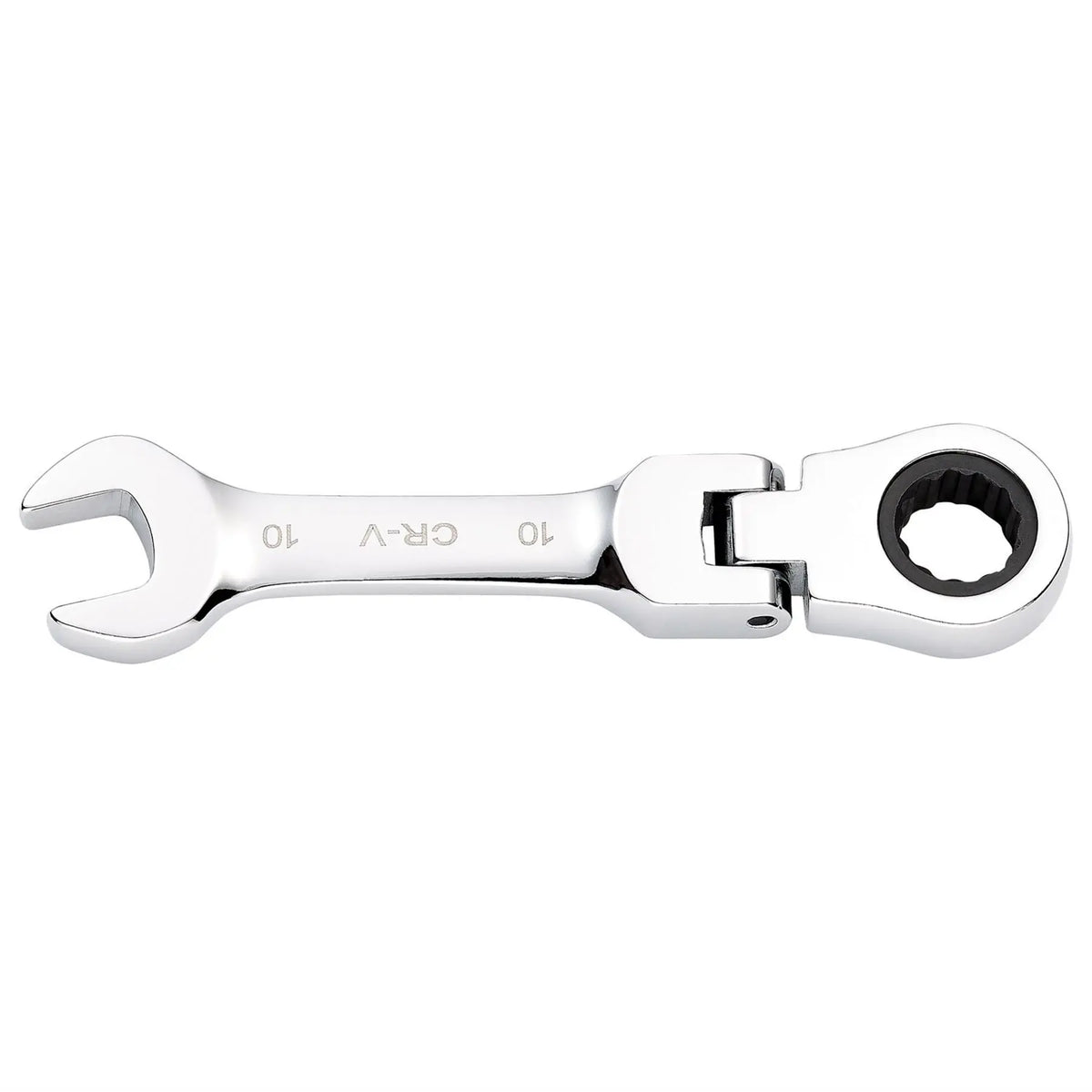 Draper HI-TORQ® Metric Stubby Flexible Head Ratchet Combination Spanner 10mm 27965 White Rose Tools