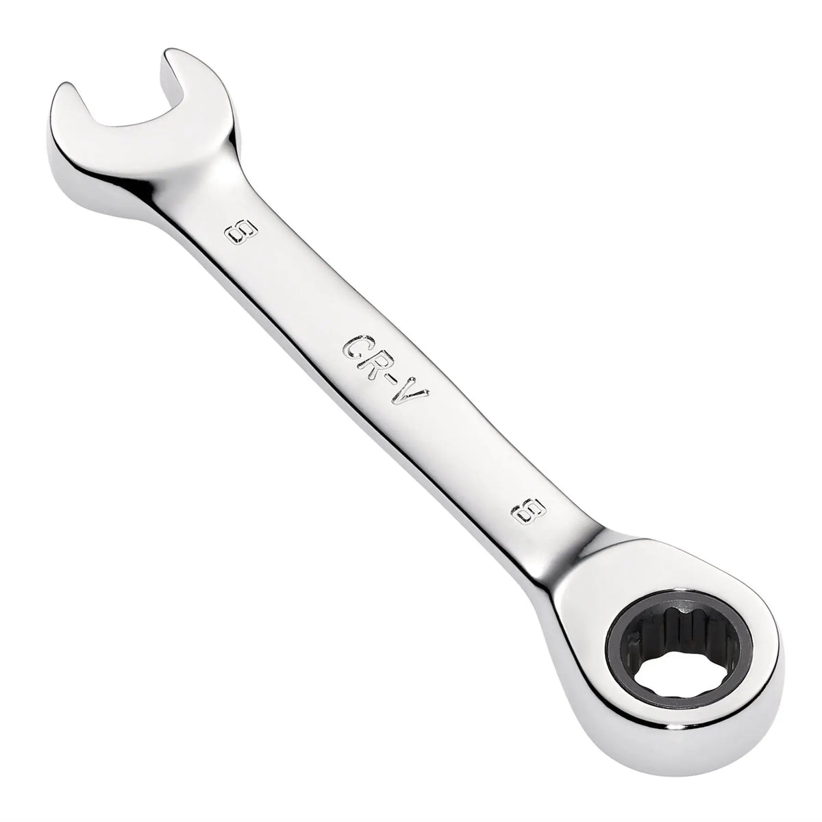 Draper HI-TORQ® Metric Stubby Ratchet Combination Spanner 8mm 27840 White Rose Tools