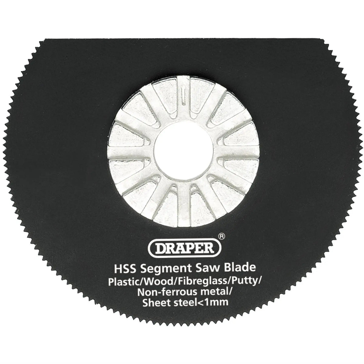 Draper HSS Segment Saw Blade 63mm Diameter 18tpi 26057 White Rose Tools