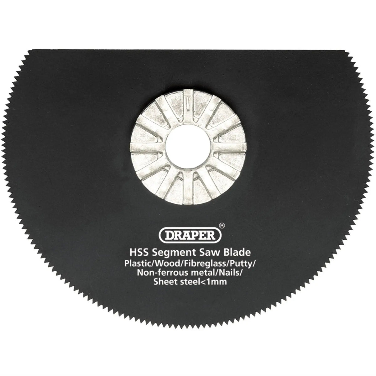 Draper HSS Segment Saw Blade 88mm Diameter 18tpi 26072 White Rose Tools