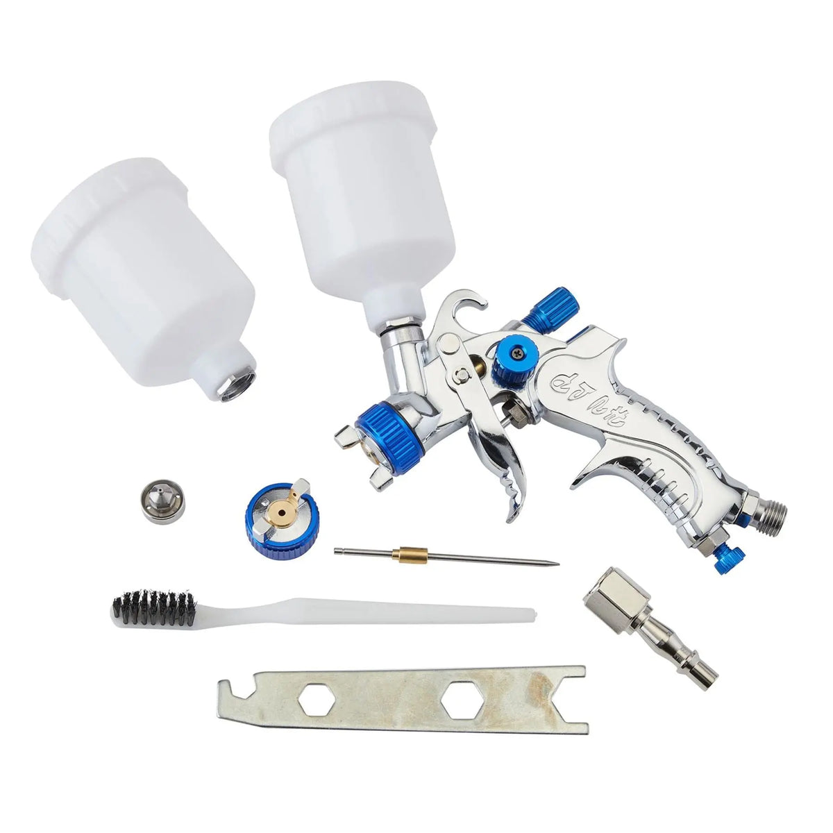 Draper HVLP Air Paint Spray Gun 100ml 28366 White Rose Tools