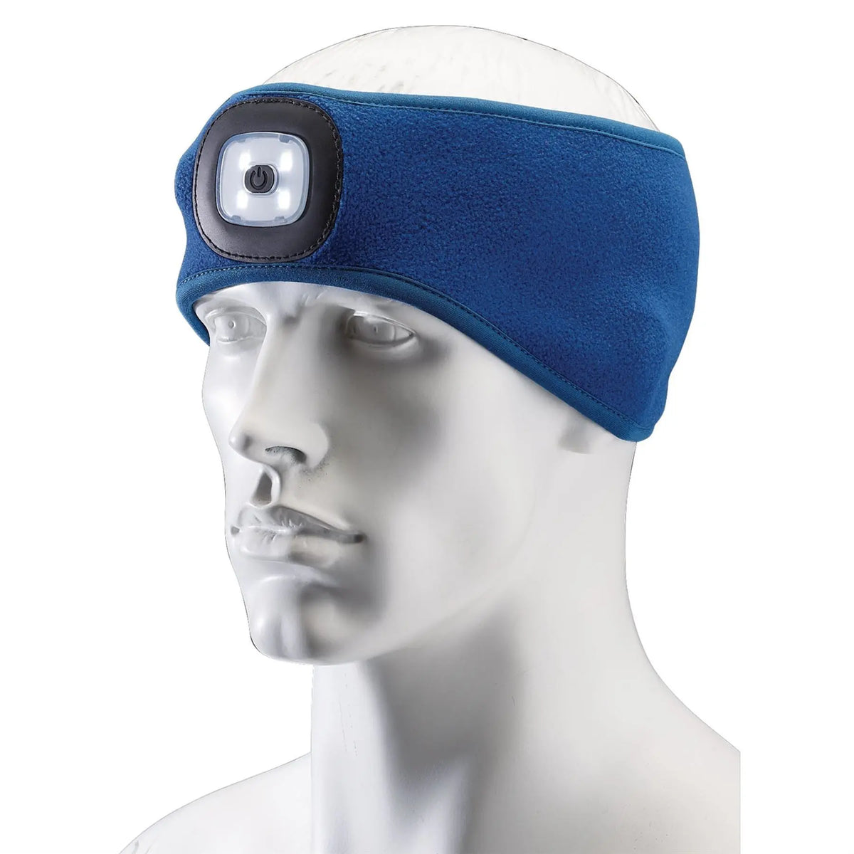 Draper Headband with USB Rechargeable LED Torch 1W Blue One Size 95171 White Rose Tools