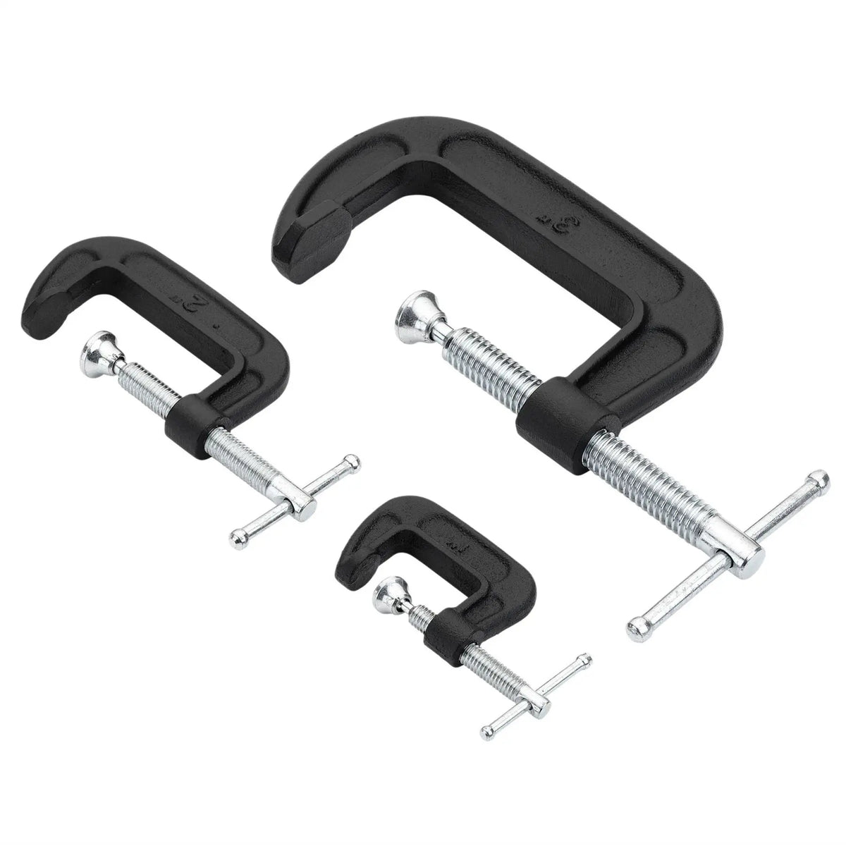 Draper Heavy Duty G-Clamp Set (3 Piece) 18989 White Rose Tools