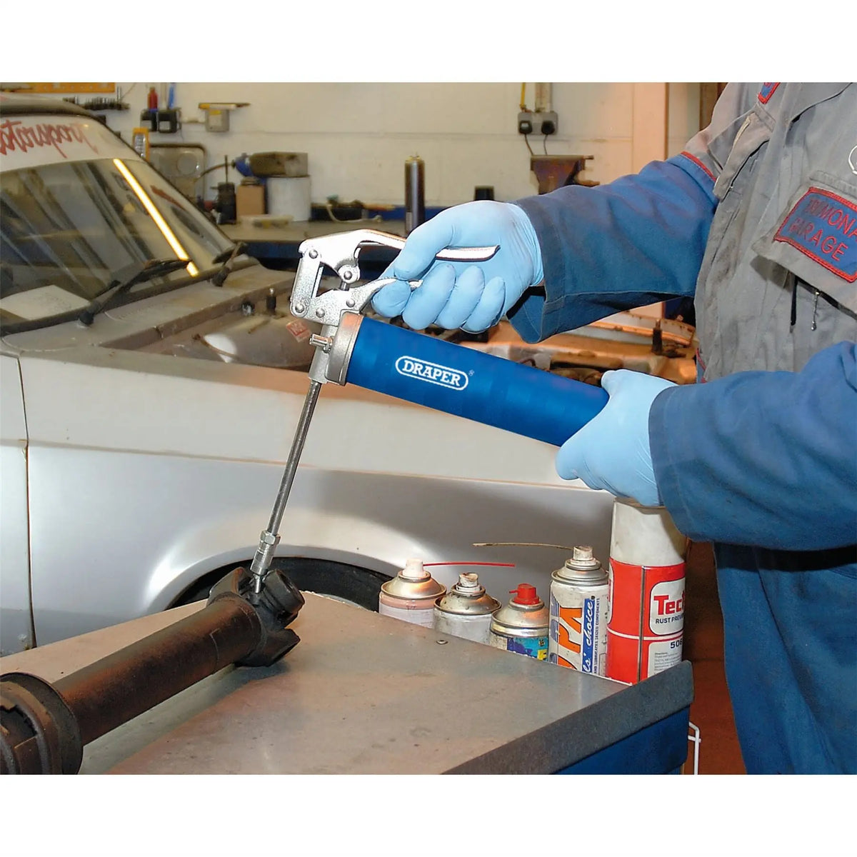 Draper Heavy Duty Pistol Type Grease Gun 500cc 47813 White Rose Tools