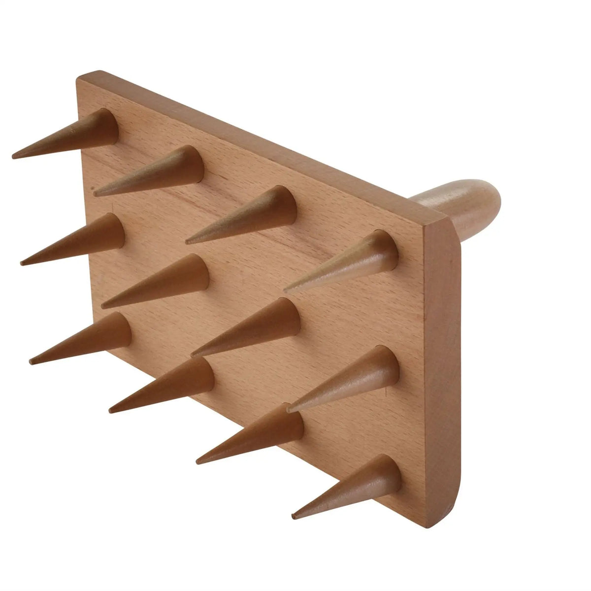 Draper Heritage Wooden Multi-Seed Tray Dibber with 12 Prongs 120mm x 200mm 09003 White Rose Tools
