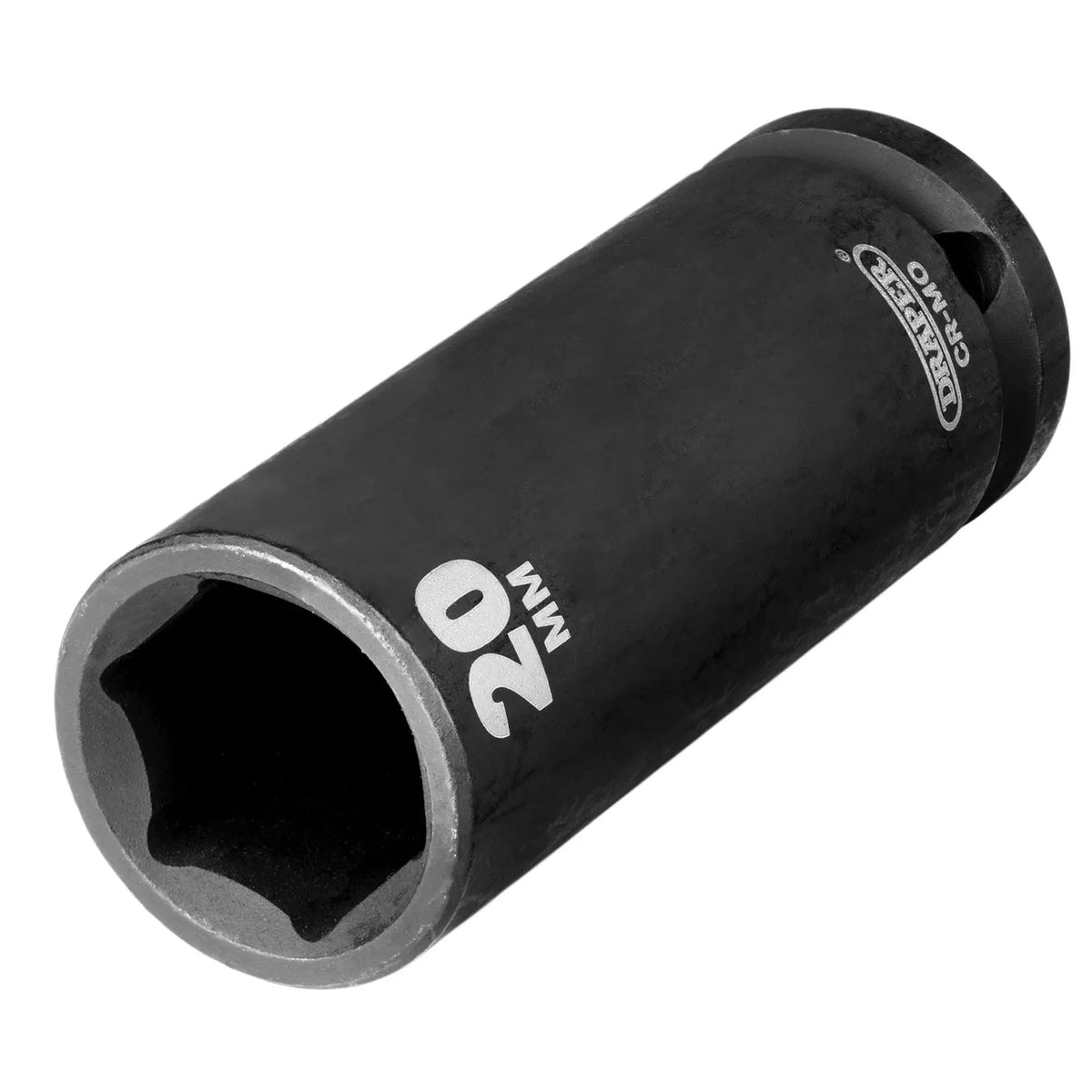 Draper Hi-TORQ® Deep Impact Socket 1/2" Sq. Dr. 20mm 20191 White Rose Tools