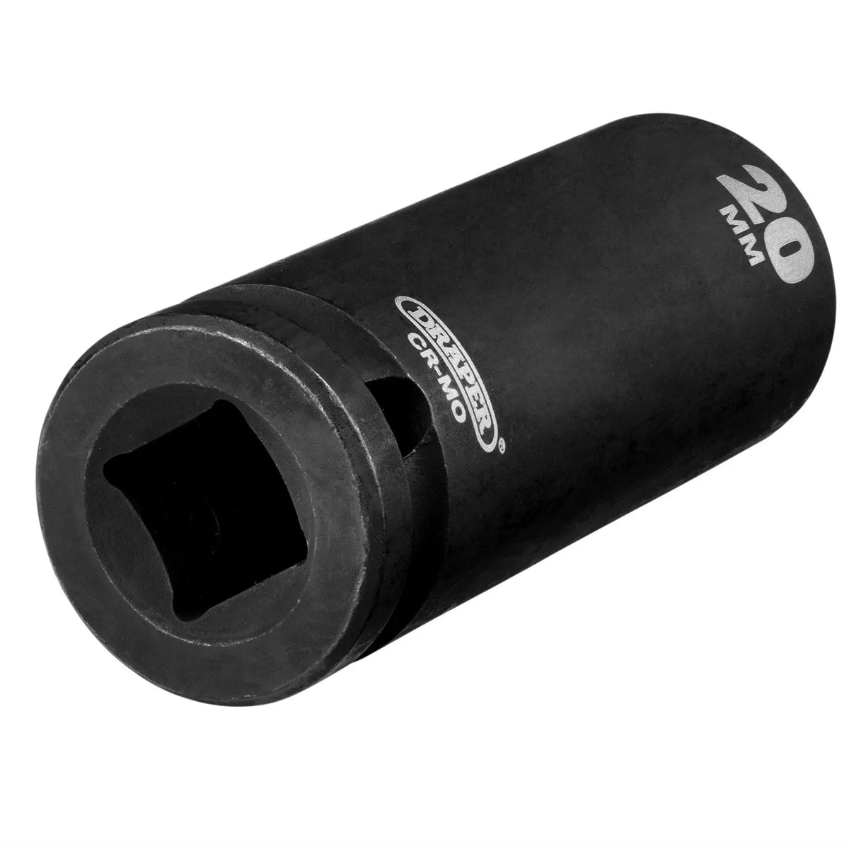 Draper Hi-TORQ® Deep Impact Socket 1/2" Sq. Dr. 20mm 20191 White Rose Tools