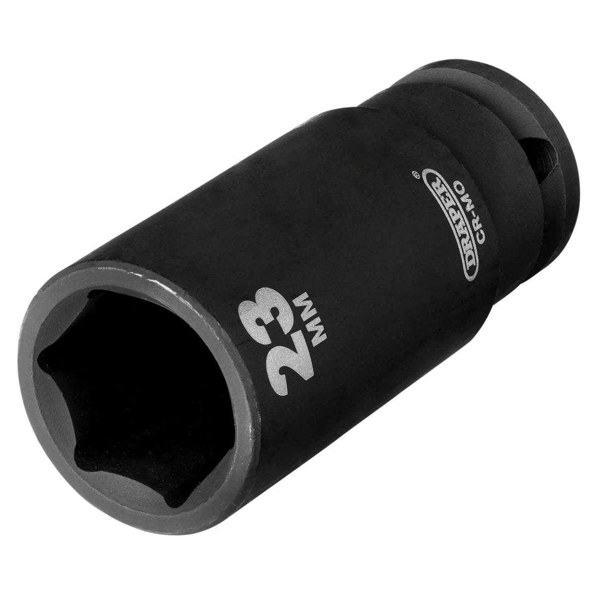 Draper Hi-TORQ® Deep Impact Socket 1/2" Sq. Dr. 23mm 20192 White Rose Tools